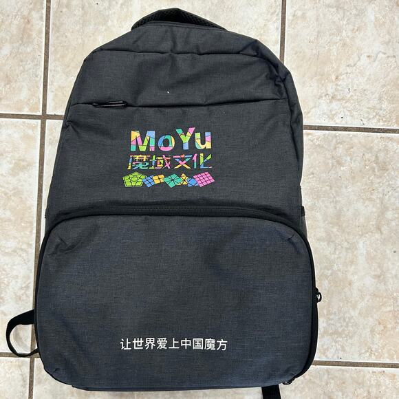 MoYu Speed Cube Backpack – Adjustable Padded Dividers – Black - Picture 1 of 4